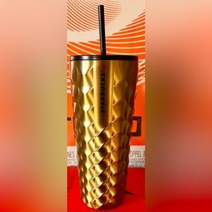 Starbucks Gold Tumbler. Buy 1 for $8 or any 3 sbux cups for $20